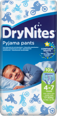 Huggies Drynites Jungen - Standard Packung - 4 bis 7 Jahre - 10 Pyjama Pants